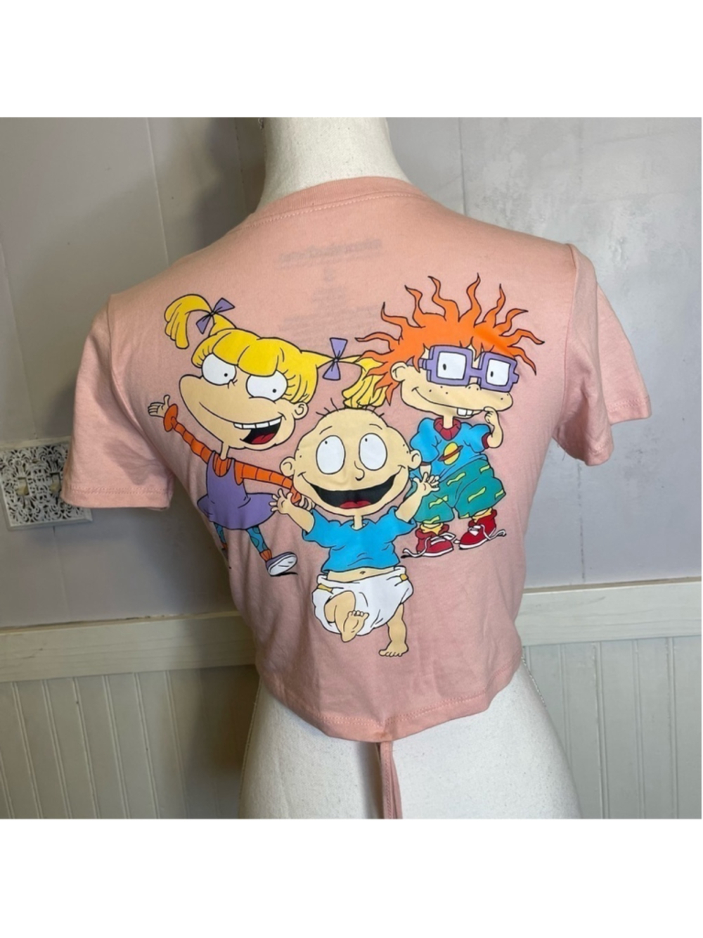 RUGRATS 90s Style Crop Top, baby tee, Graphic Tee - Picture 3 of 9